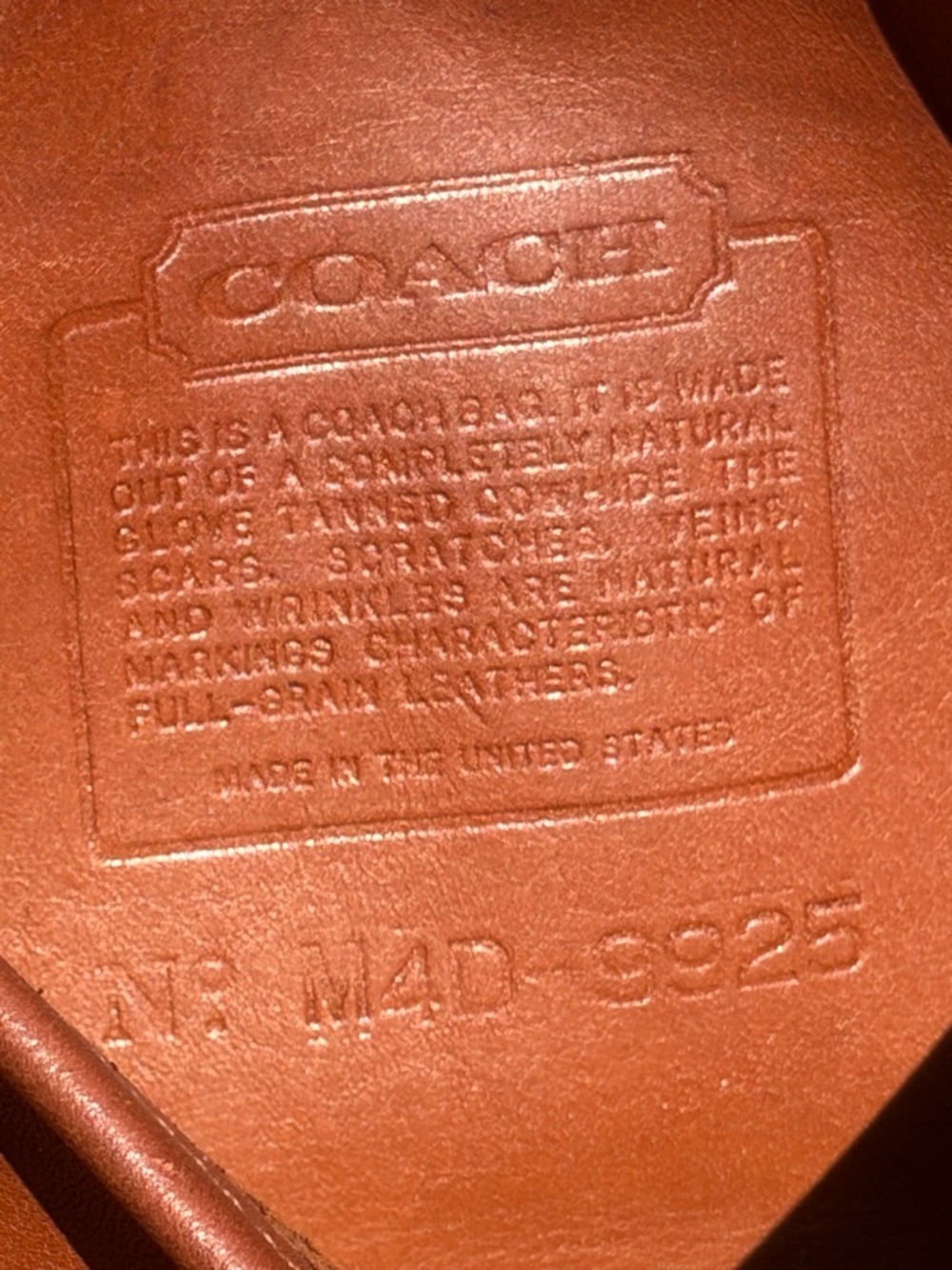 Vintage COACH Carnival Crossbody Saddle Brown Leather 9925 - Picture 8 of 17